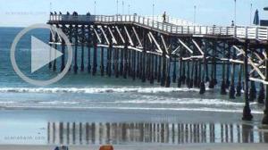 click this image to play a video of a pier at Mission Beach - San Diego - California - USA